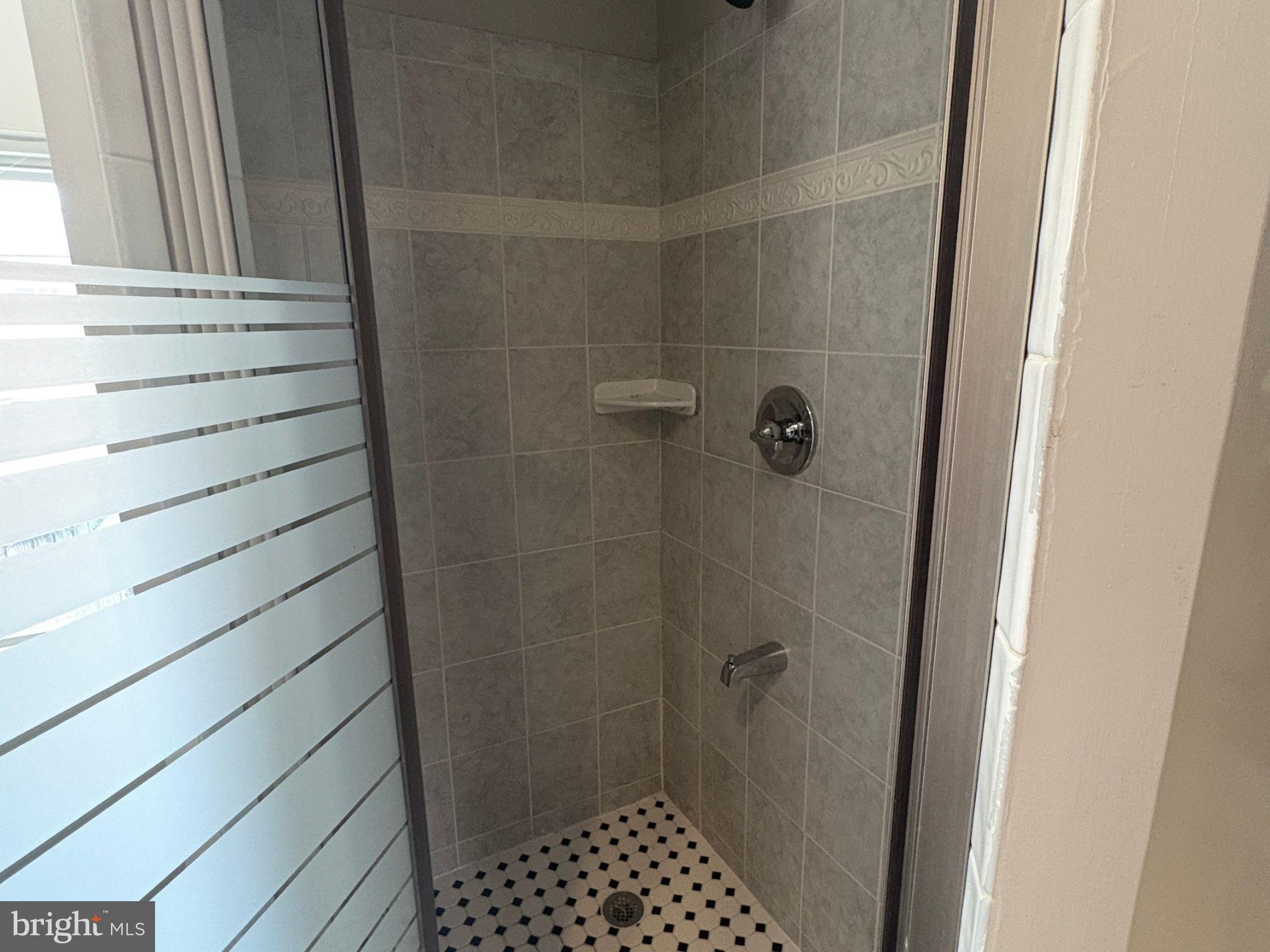 5126 Call Place Southeast Washington, DC 20019 - Photo 24 of 42 Sleek modern shower with elegant tiles.