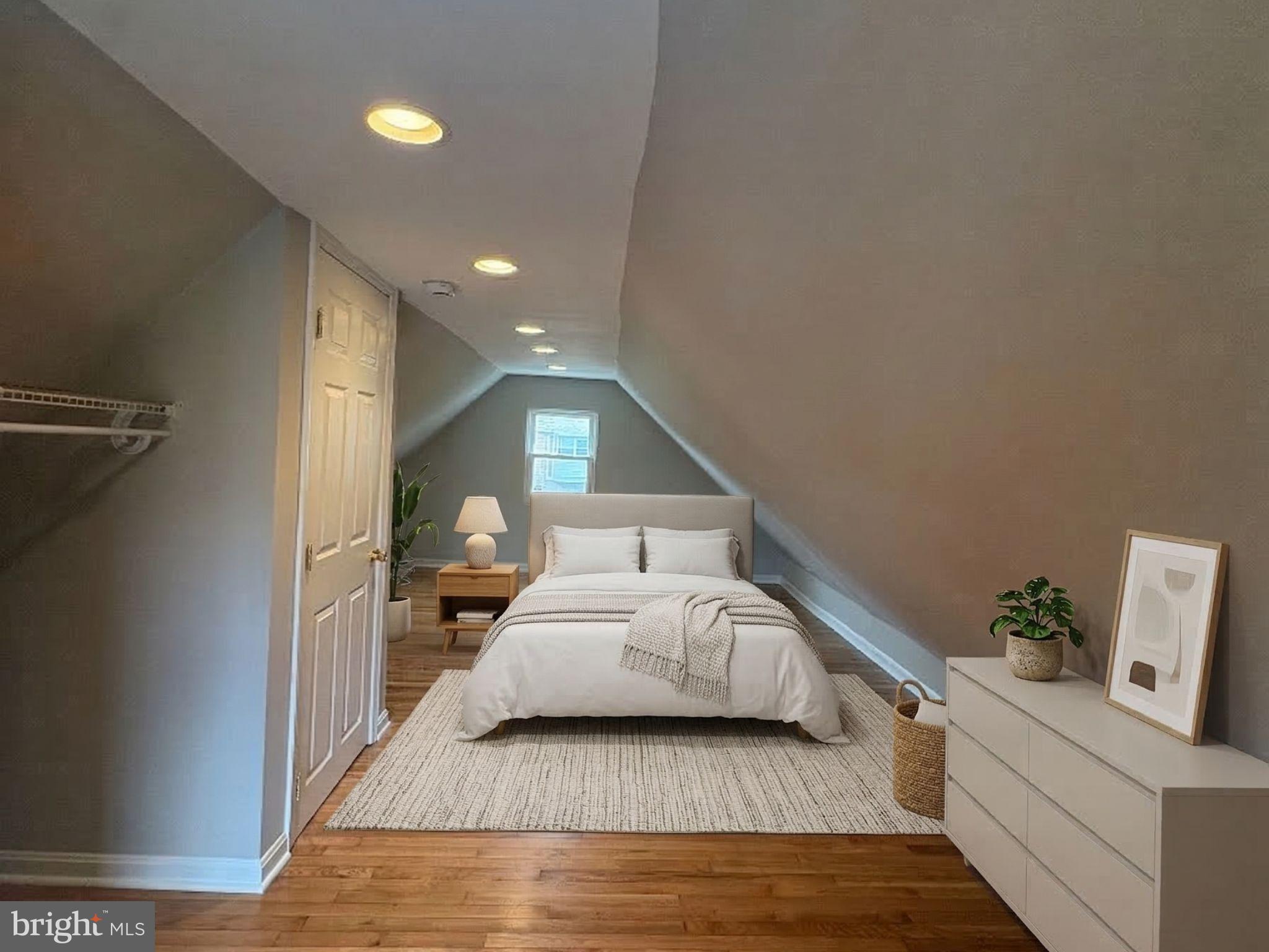 5126 Call Place Southeast Washington, DC 20019 - Photo 33 of 42 Virtually staged attic bedroom with window