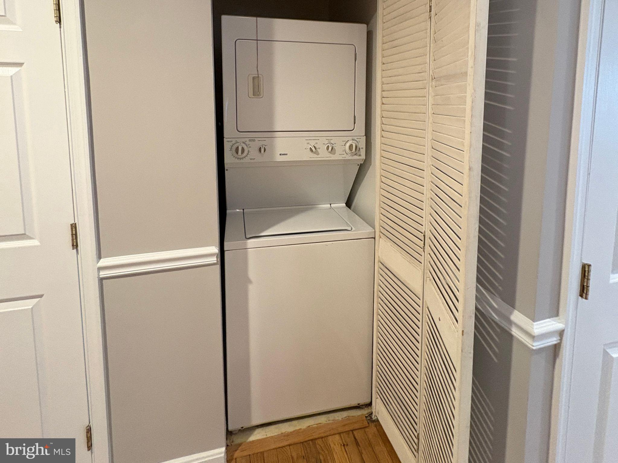 5126 Call Place Southeast Washington, DC 20019 - Photo 6 of 42 Stacked washer and dryer laundry area