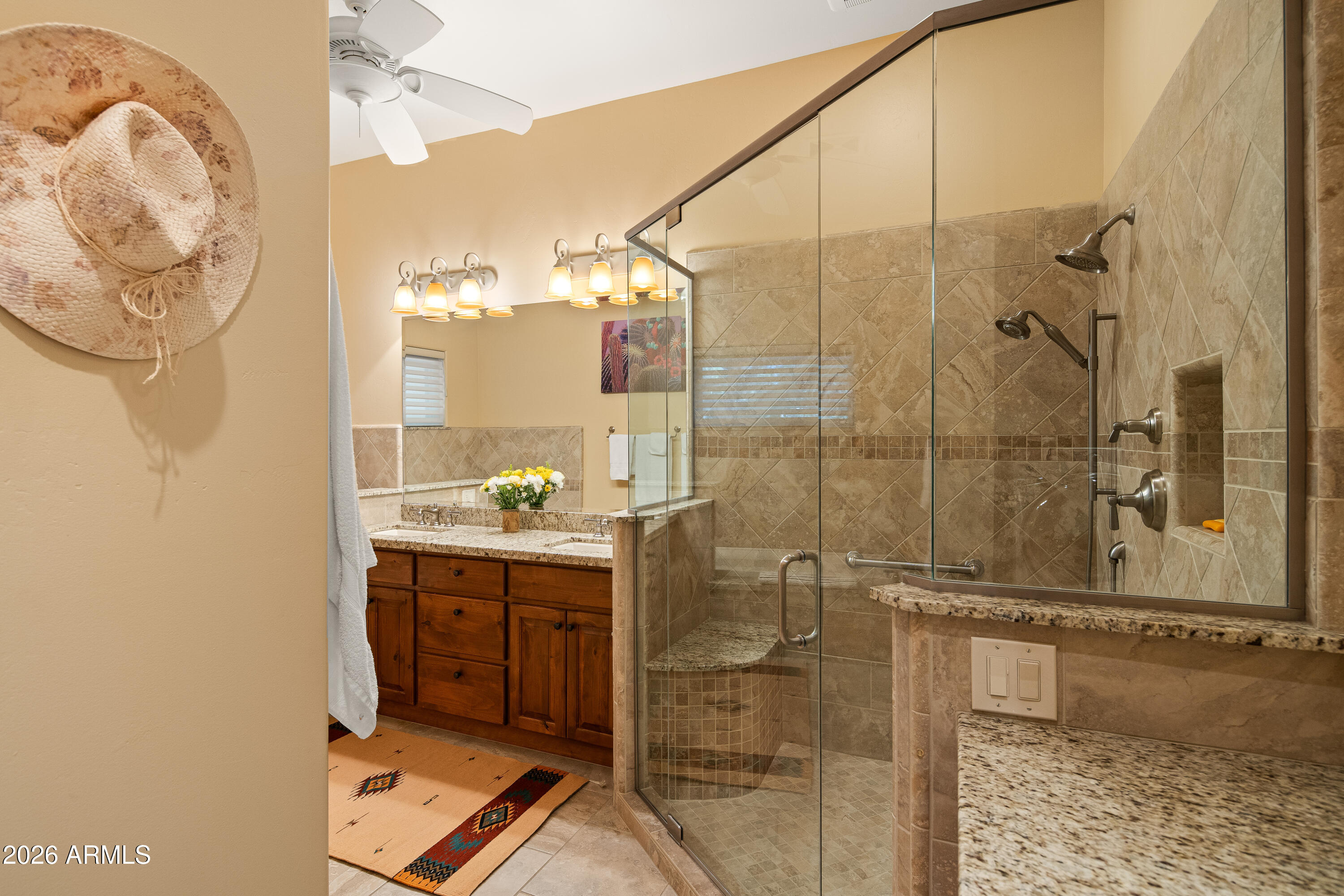 190 Morgan Road Sedona, AZ 86336 - Photo 42 of 51 a bathroom with a shower and a sink