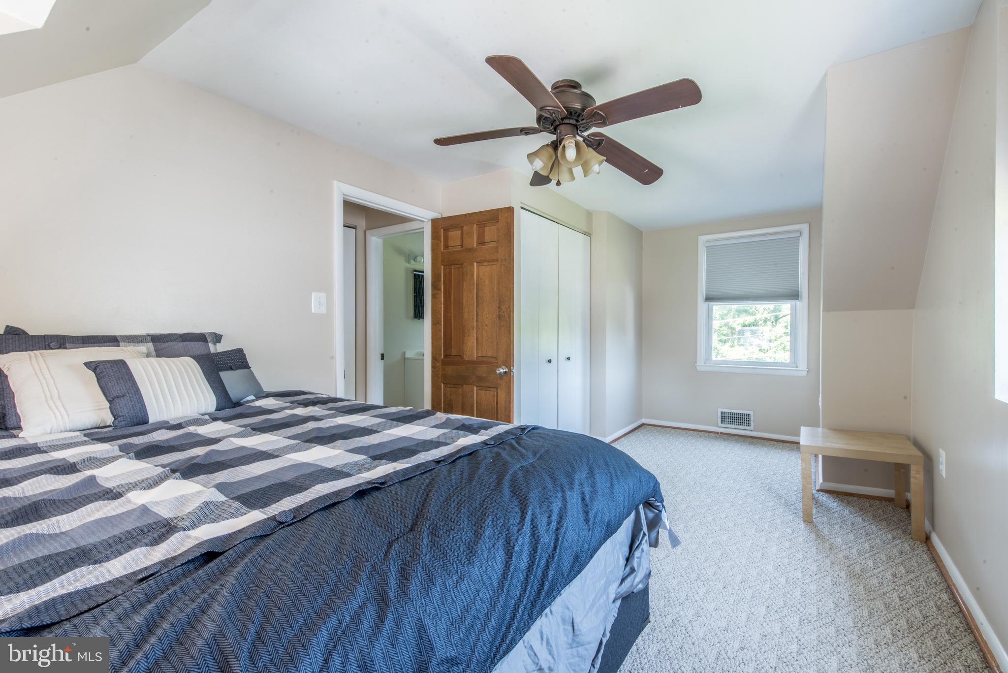 10402 Greentop Road Cockeysville, MD 21030 - Photo 20 of 31 UPPER LEVEL BEDROOM WITH CEILING FAN