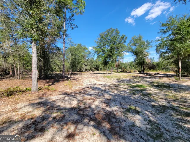 a view of outdoor space with trees
