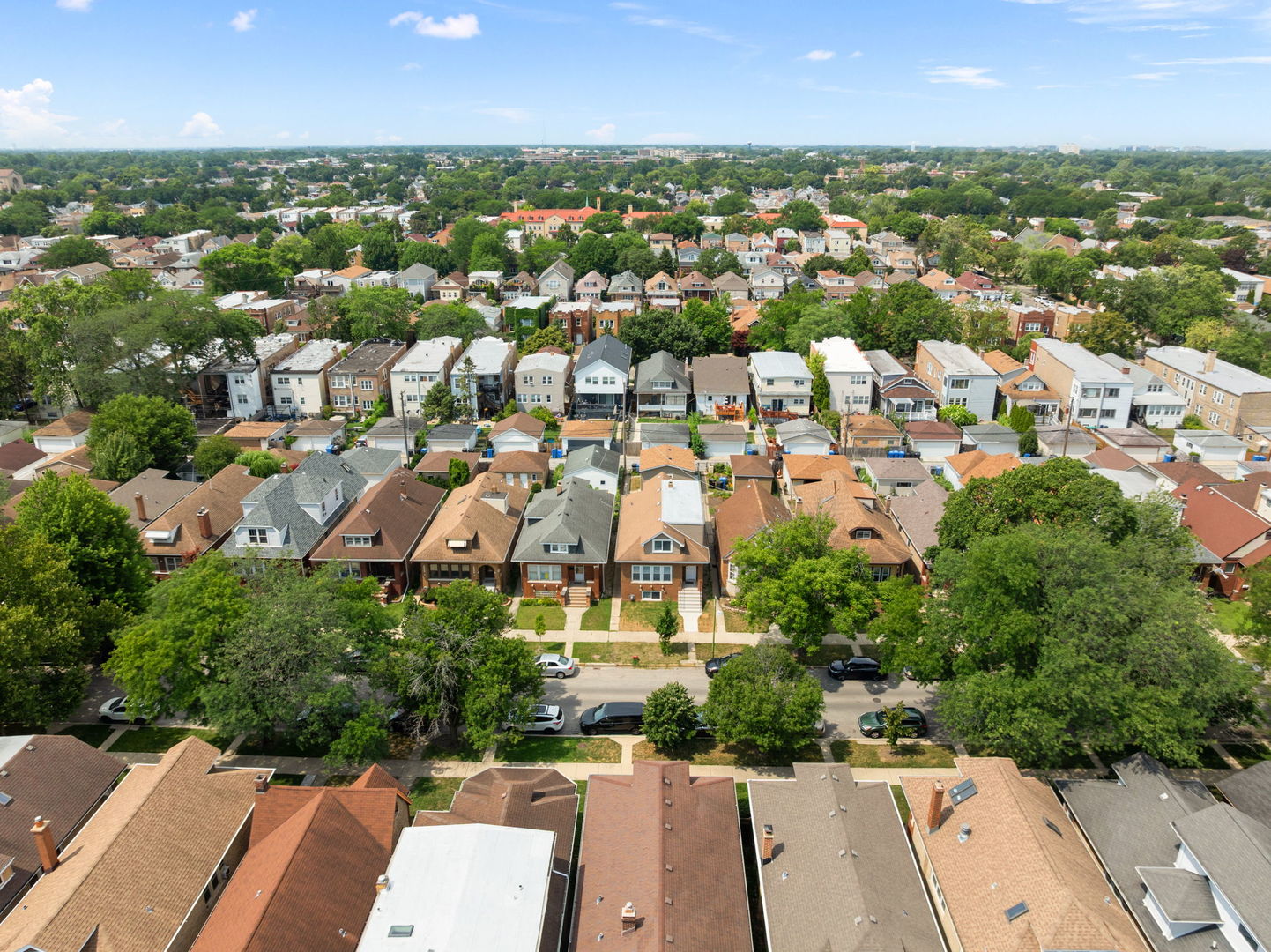 4230 North Monitor Avenue Chicago, IL 60634 - Photo 33 of 40 an aerial view of residential houses with city view