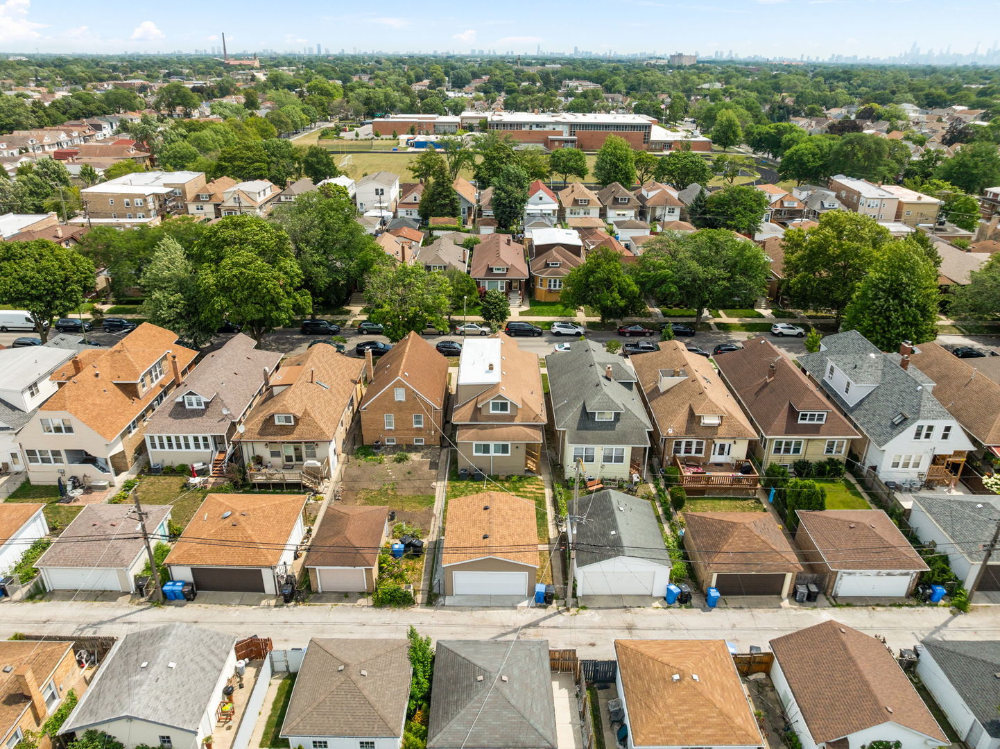 4230 North Monitor Avenue Chicago, IL 60634 - Photo 35 of 40 an aerial view of residential houses with outdoor space