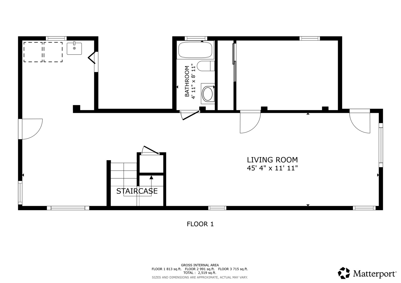 4230 North Monitor Avenue Chicago, IL 60634 - Photo 37 of 40 a black and white photo of a floor plan