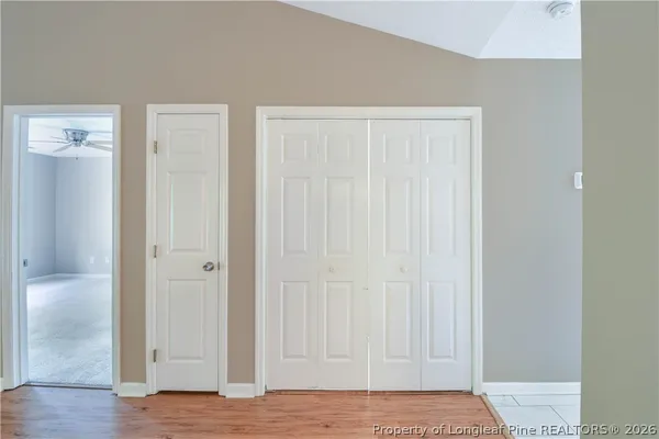 a view of an empty room