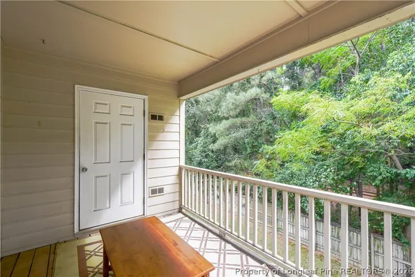 a view of front door of house