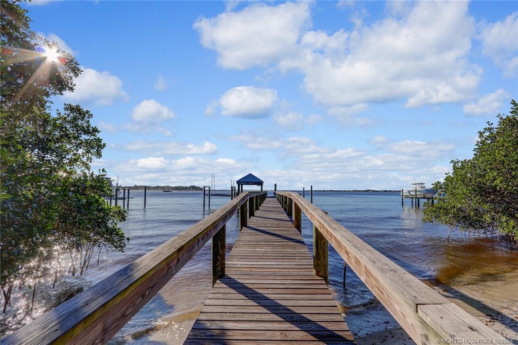 51 North River Road Stuart, FL 34996 - Photo 45 of 59 a view of a wooden bridge