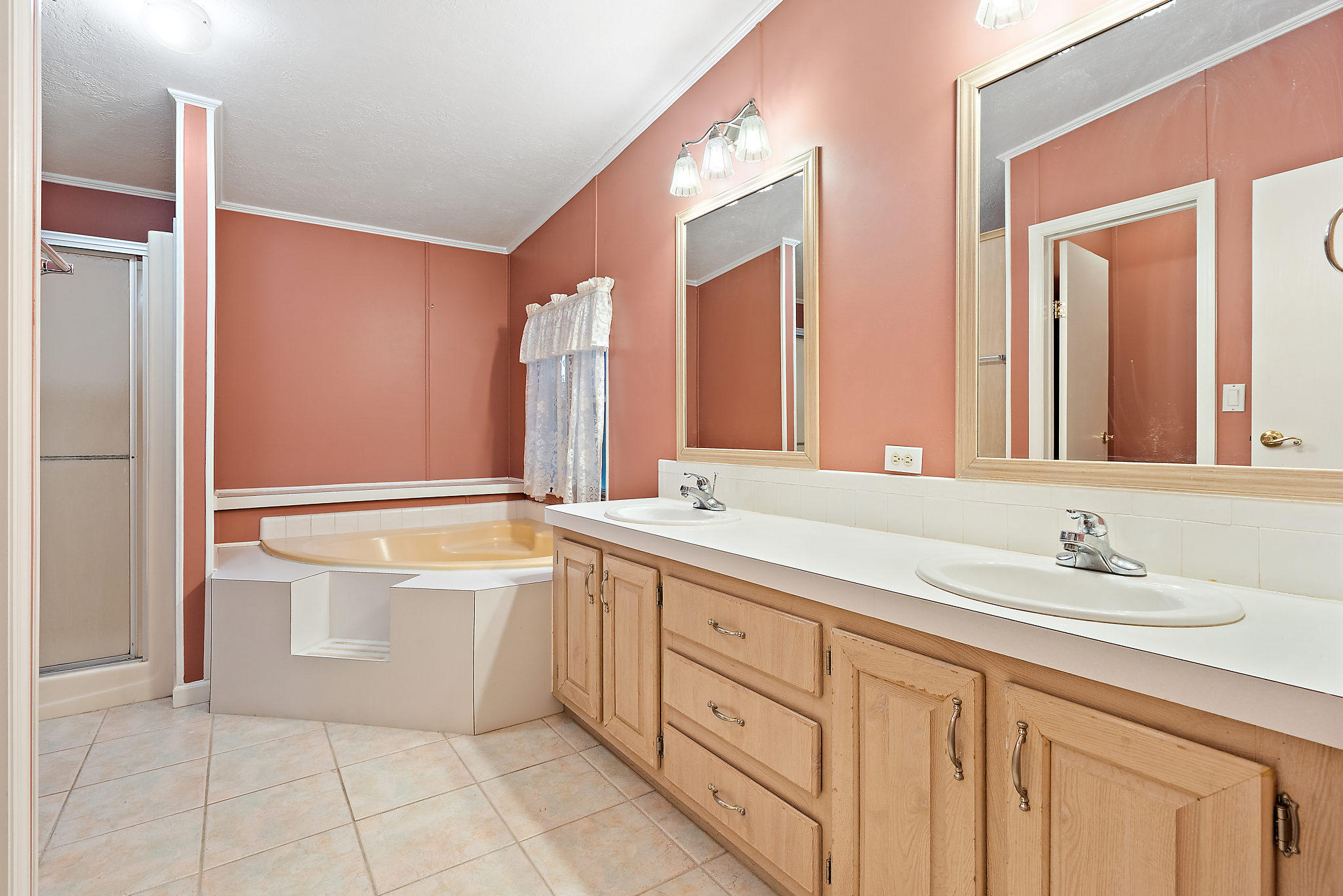 8933 Southwest Chevy Circle Stuart, FL 34997 - Photo 25 of 43 Master bathrm, roman tub, sep shower