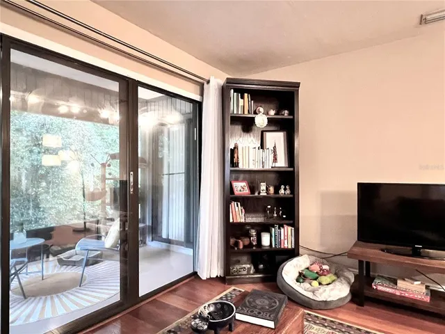 a very nice looking room with a large window