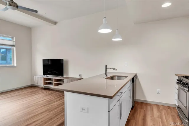 an empty room with outdoor space