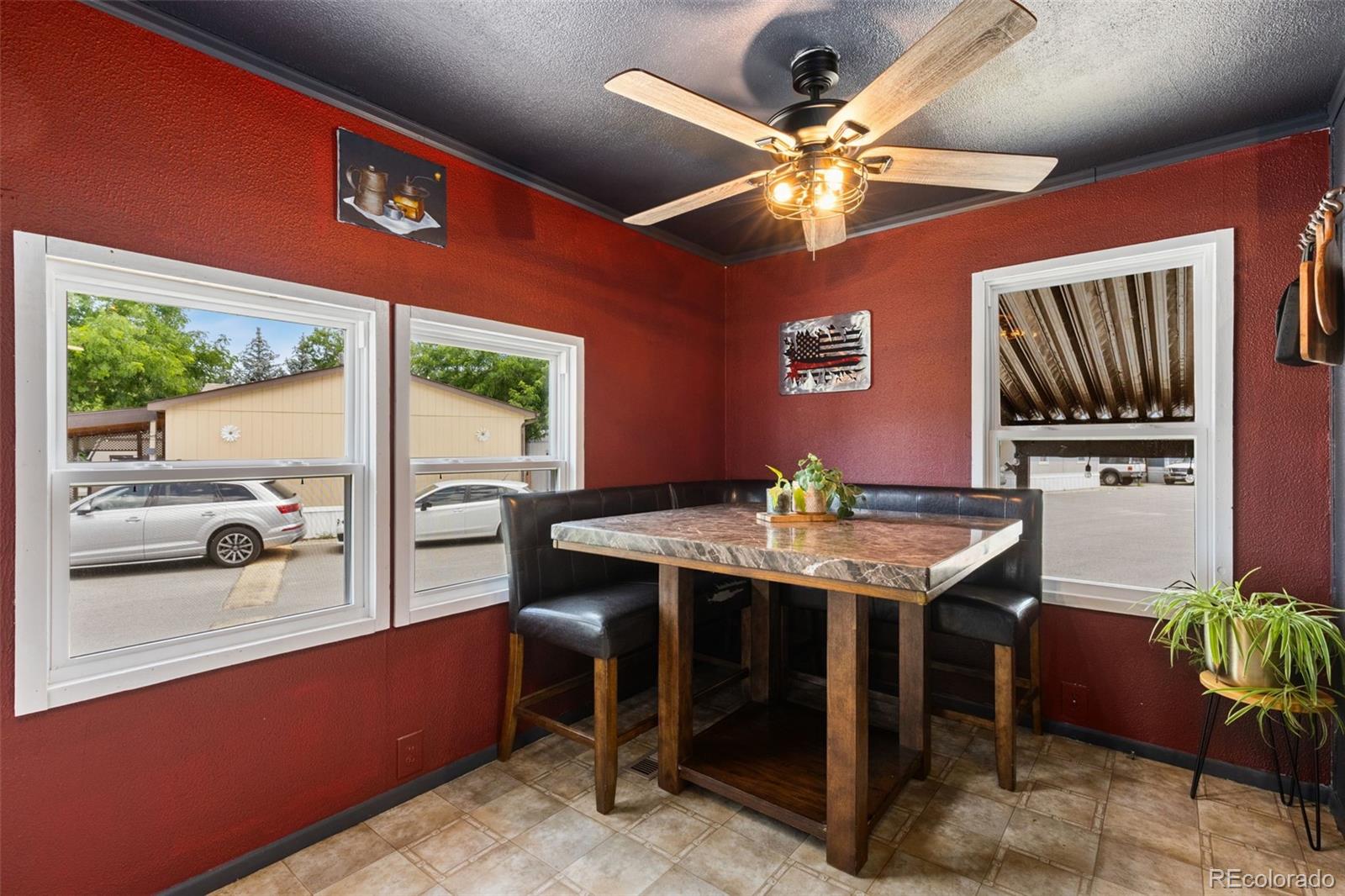 230 North 2nd Street Berthoud, CO 80513 - Photo 7 of 15 a view of a dining room with furniture window and outside view