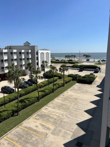 a view of a terrace with furniture