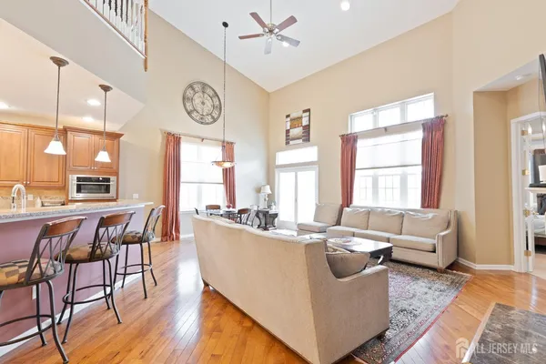 wooden floor and windows in a room