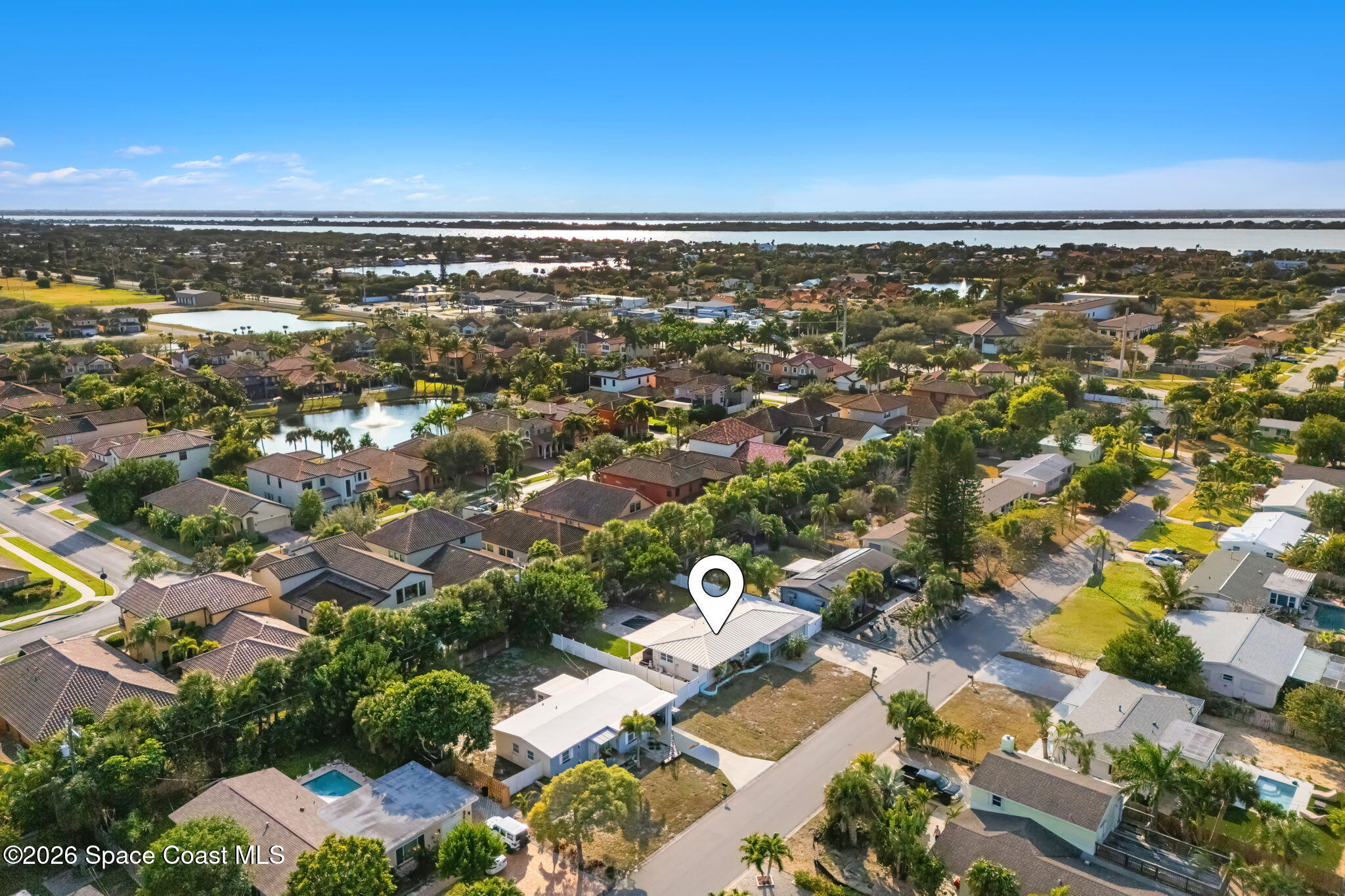 340 West Exeter Street Satellite Beach, FL 32937 - Photo 31 of 39 an aerial view of multiple house