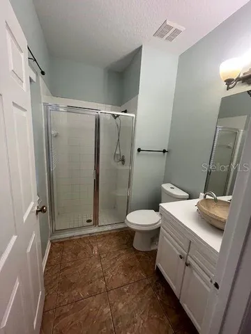 a bathroom with a tub