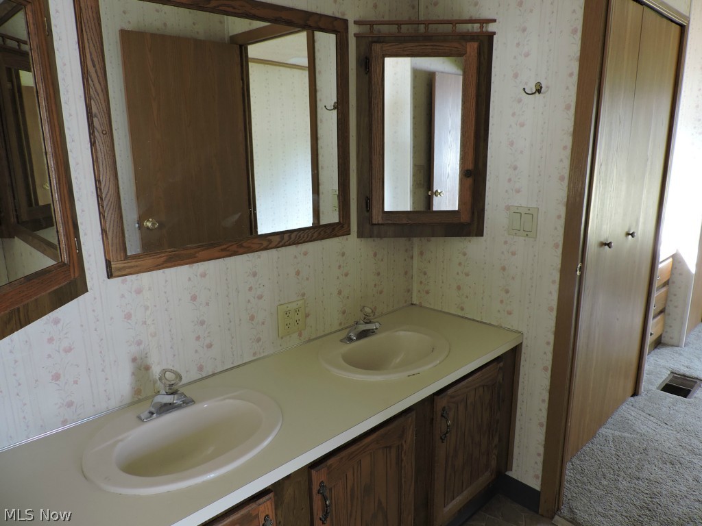 688 Fox Lake Road Wooster, OH 44691 - Photo 7 of 16 Double sinks with excellent storage and access from the master bedroom