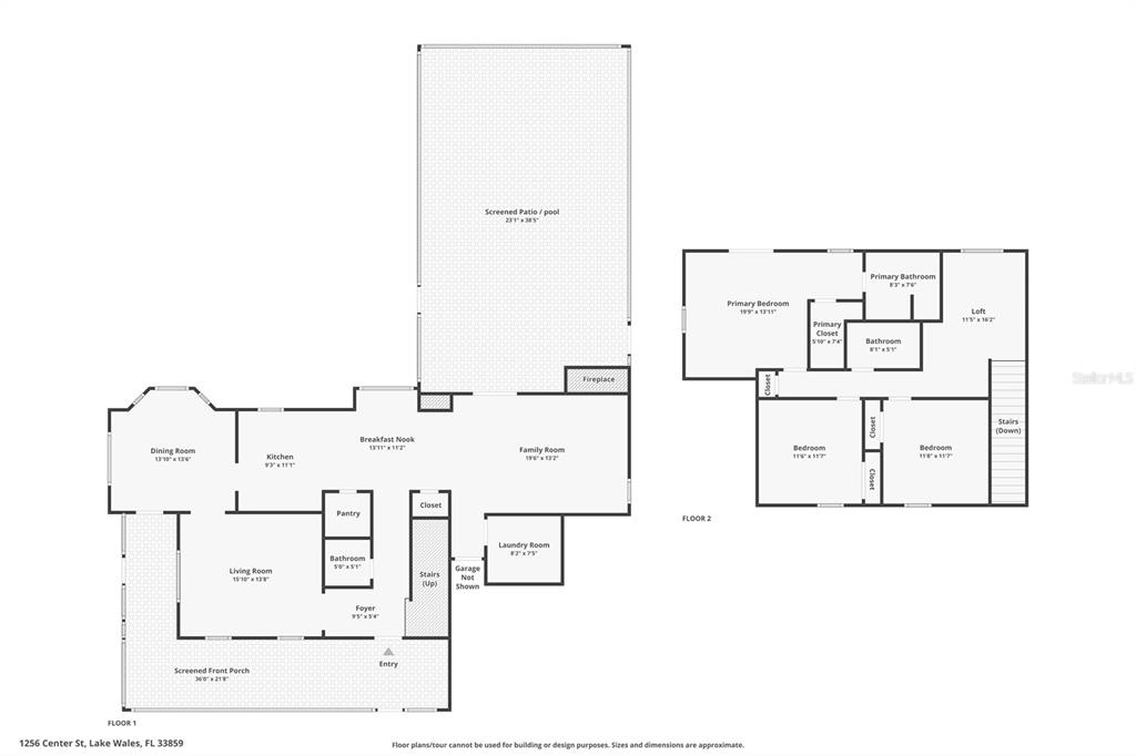1256 Center Street Dundee, FL 33838 - Photo 41 of 41 a picture of floor plan