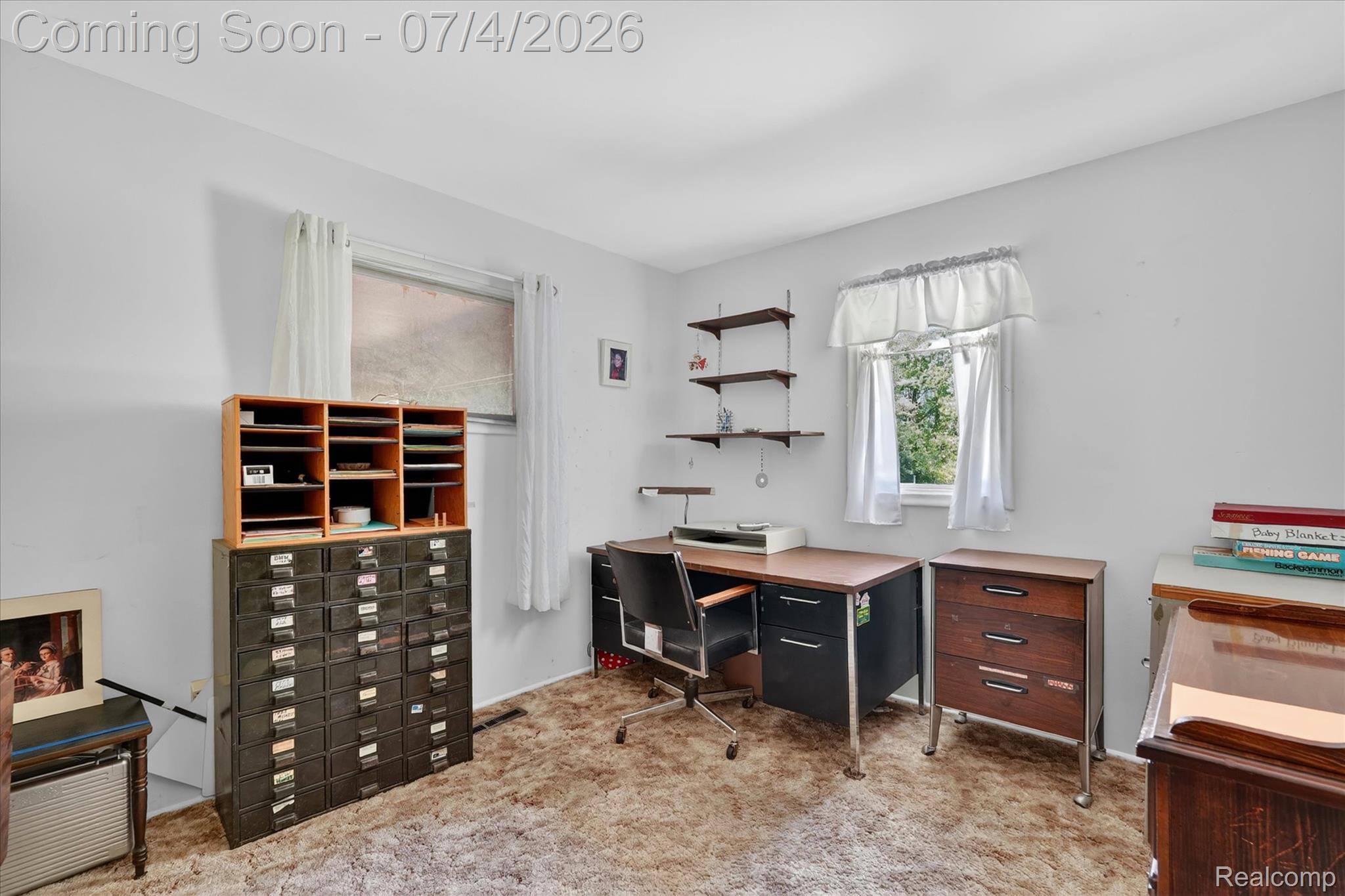 2091 North Irish Road Davison, MI 48423 - Photo 14 of 25 Room featuring light-colored walls and two windows providing natural illumination