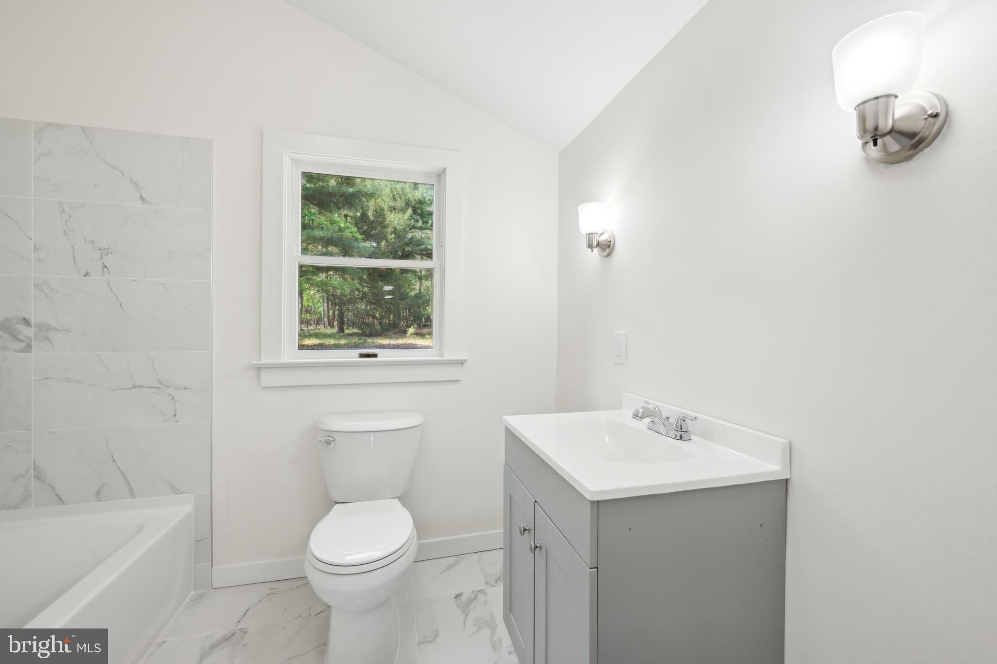 47 Lakeview Drive Tabernacle, NJ 08088 - Photo 14 of 25 a bathroom with a toilet sink and mirror