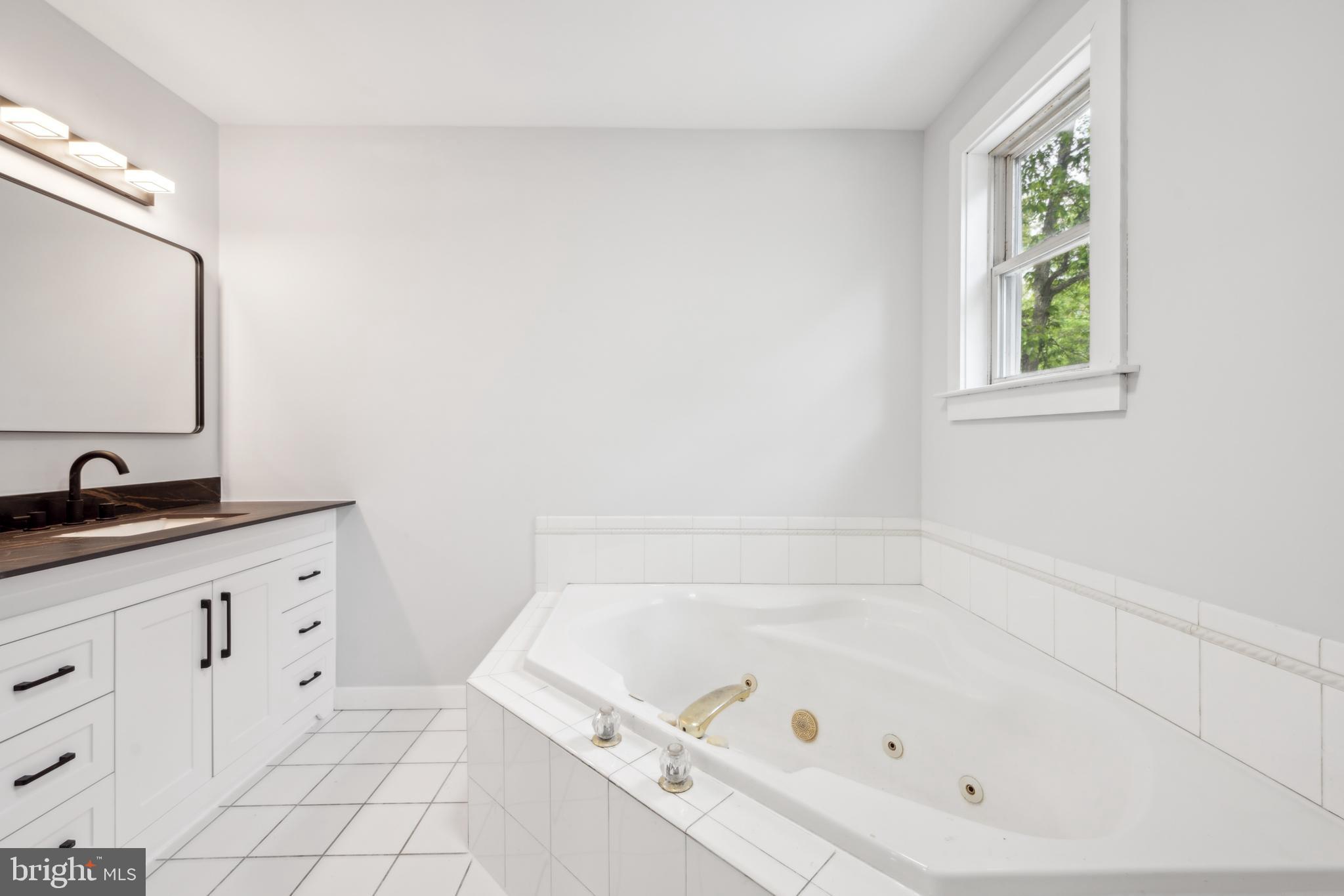 47 Lakeview Drive Tabernacle, NJ 08088 - Photo 18 of 25 a bathroom with a tub sink and mirror
