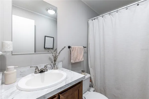 a room with storage and utility