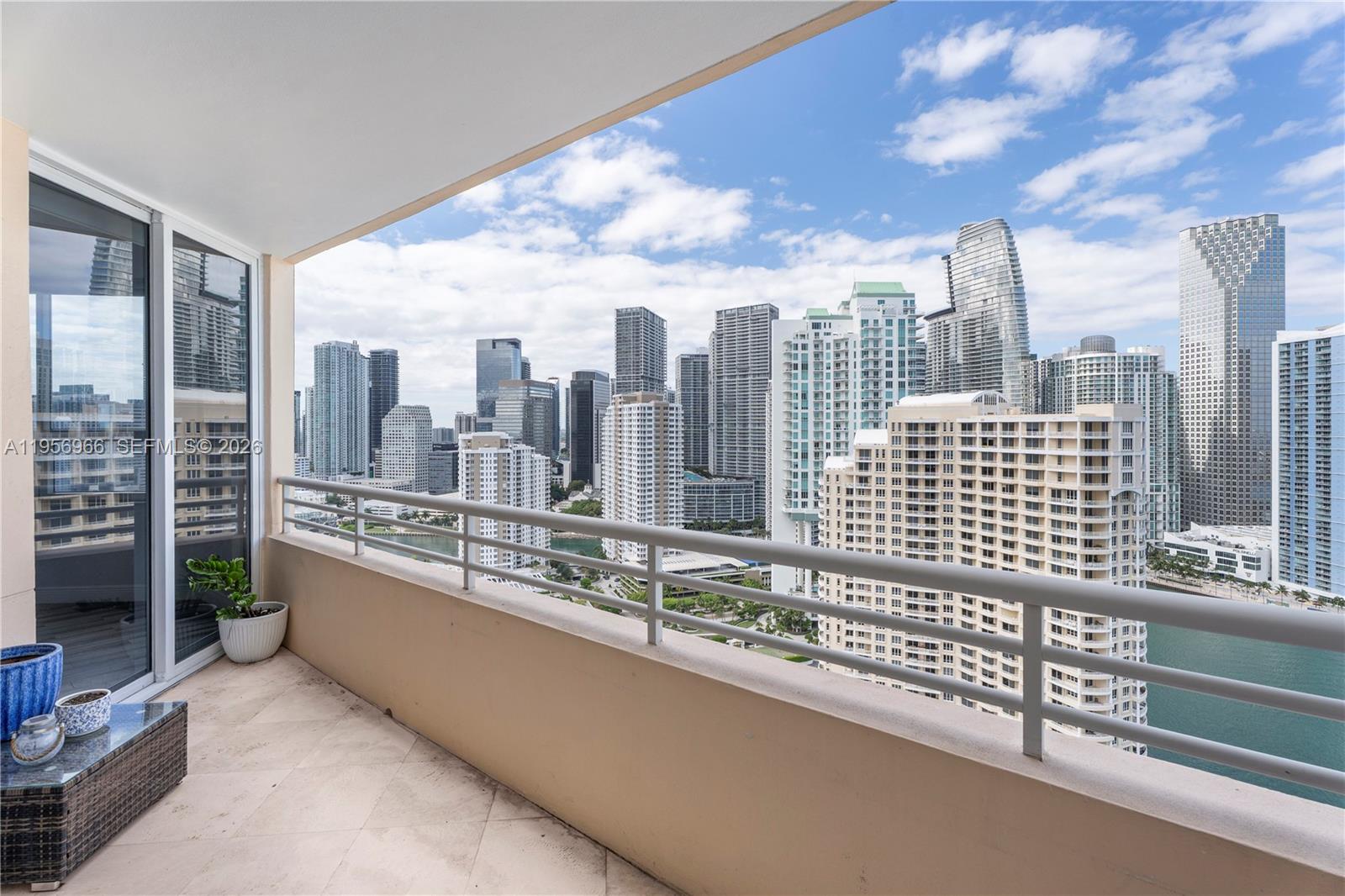 808 Brickell Key Drive, Unit 3007 Miami, FL 33131 - Photo 16 of 16 a view of city from balcony