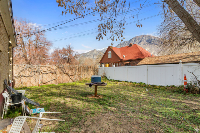 386 North 500 East Provo, UT 84606 - Photo 21 of 24 Fenced backyard featuring a mountain view