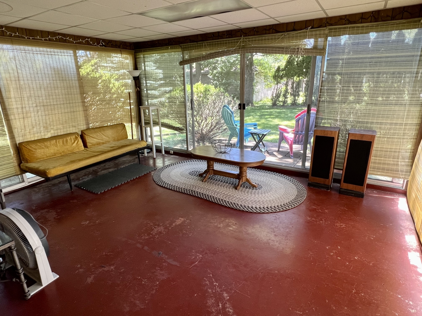 3819 Rugen Road Glenview, IL 60025 - Photo 21 of 24 a living room with furniture and floor to ceiling window