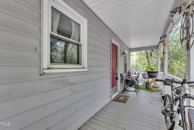 a view of outdoor space with seating space