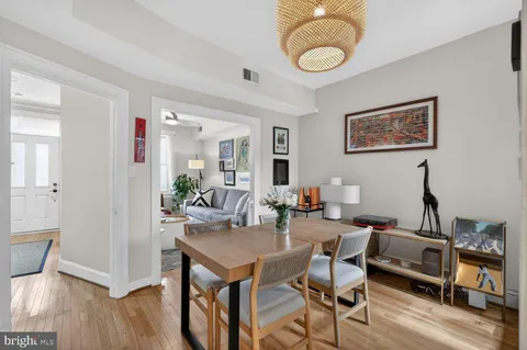 a view of a livingroom and dining room