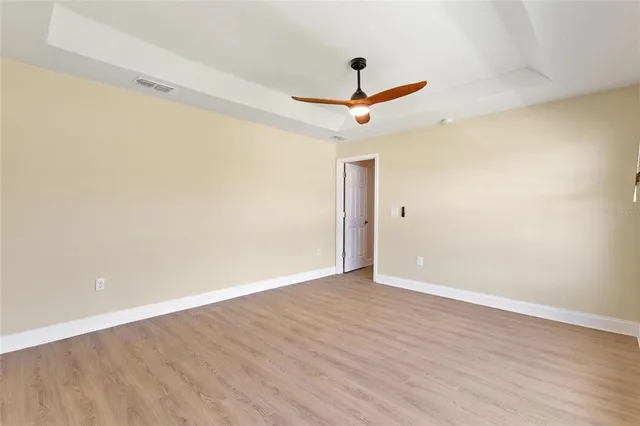 wooden floor in an empty room