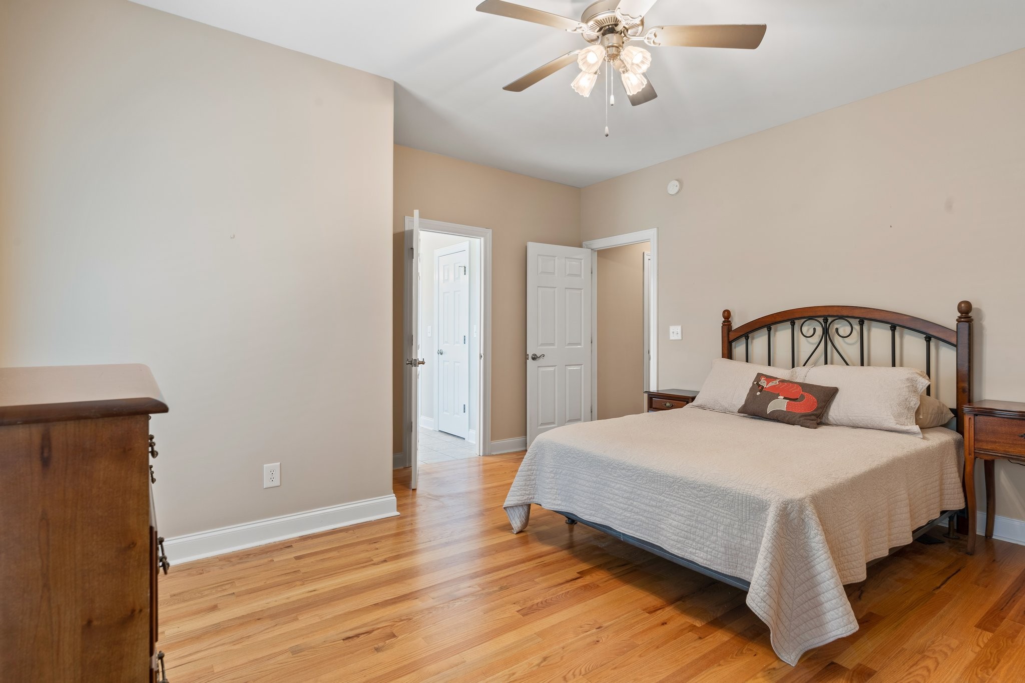 545 Pickney Road Winchester, TN 37398 - Photo 32 of 39 a bedroom with a bed and wooden floor