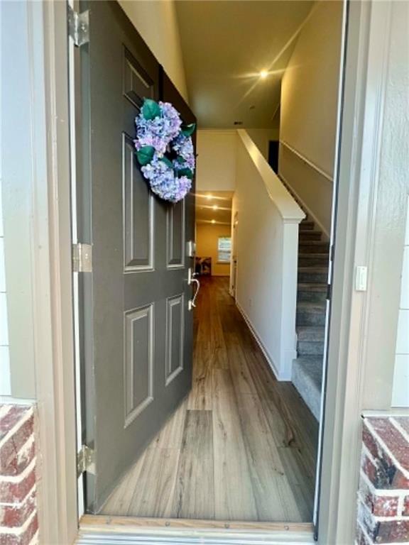 683 Evergreen Road Winder, GA 30680 - Photo 8 of 37 a view of entryway with wooden floor