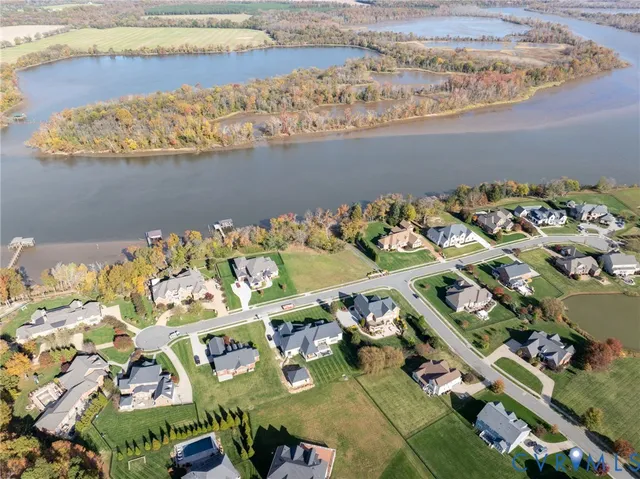 a view of lake and mountain