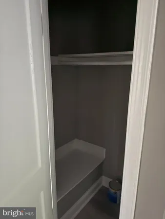 a close view of closet
