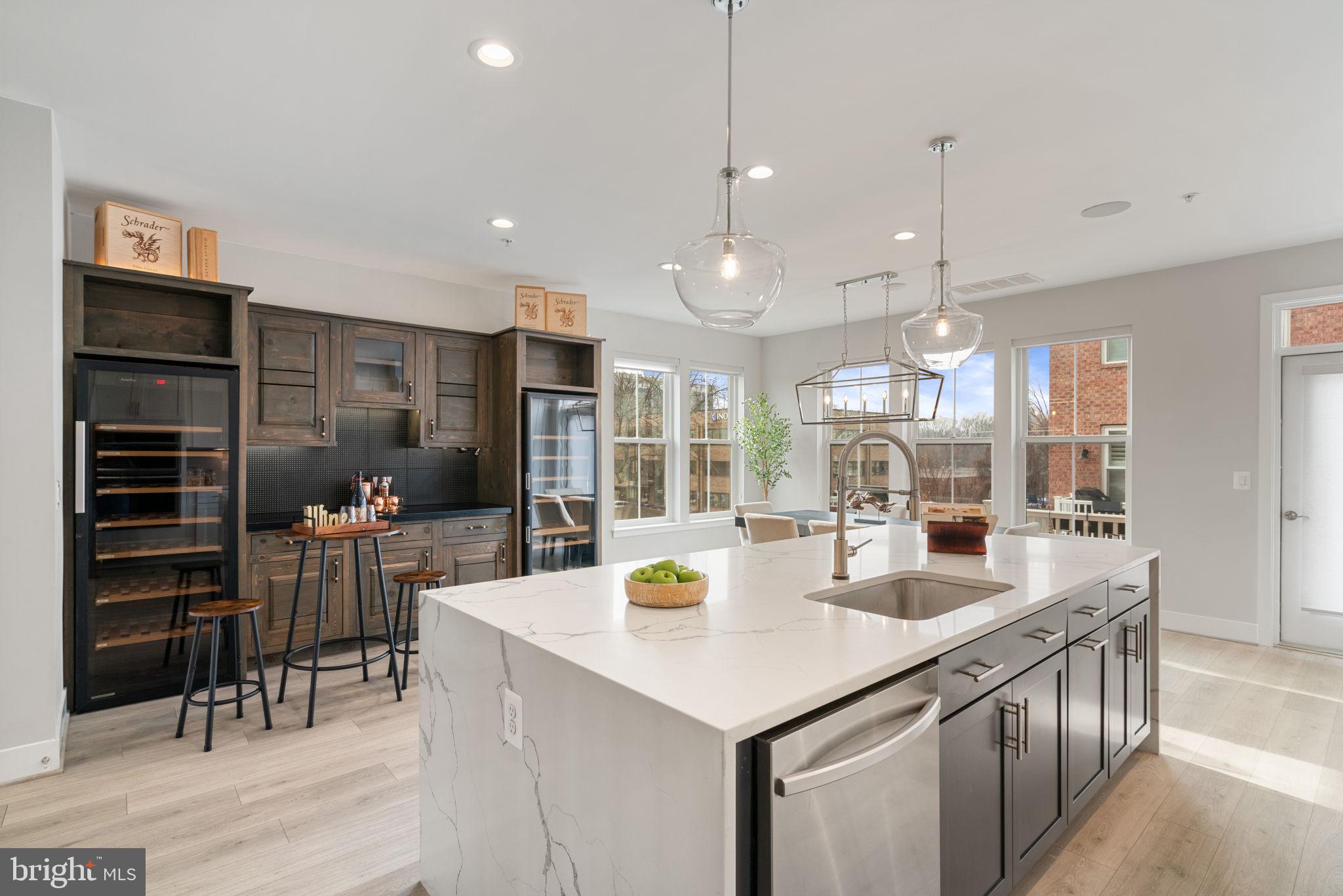 3006 Eskridge Road Fairfax, VA 22031 - Photo 11 of 41 a kitchen with counter and windows