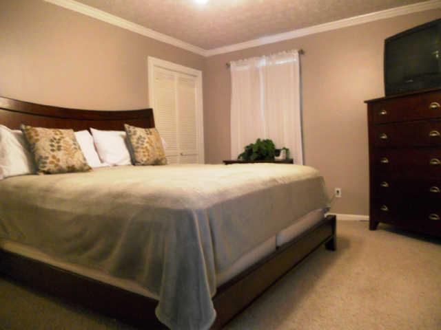2778 Battle Creek Road Springfield, TN 37172 - Photo 14 of 20 a bedroom with a bed and a flat tv screen on dresser