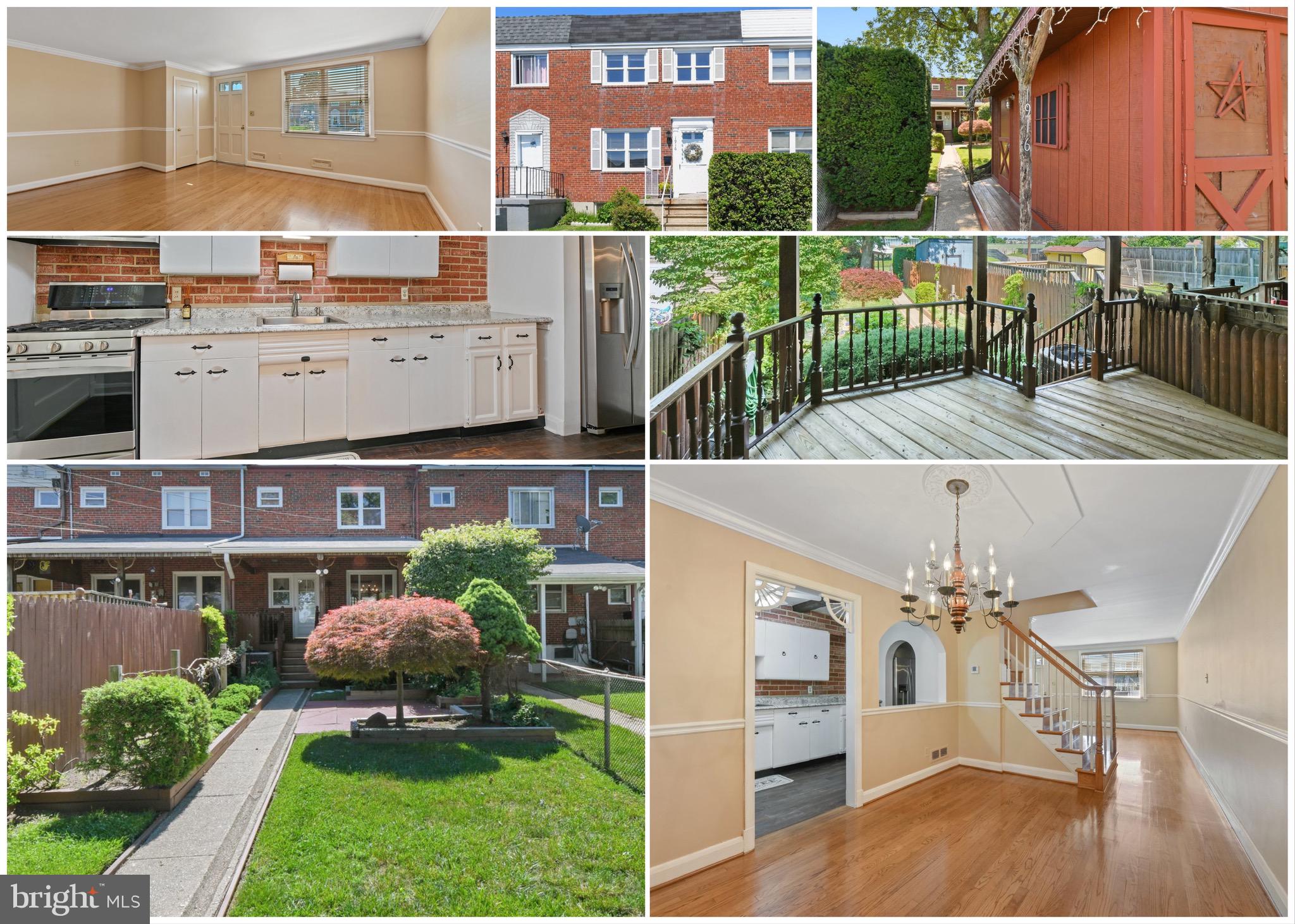1916 Church Road Baltimore, MD 21222 - Photo 1 of 34 a balcony with table and chairs