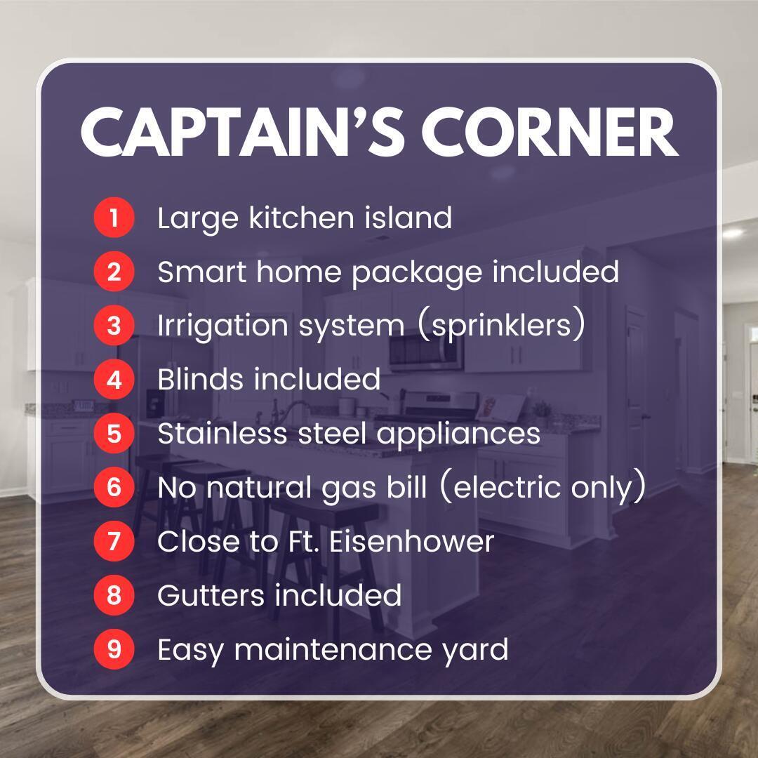 5151 Captain Drive, Unit 150 Grovetown, GA 30813 - Photo 3 of 31 Captain's Corner Fact Sheet