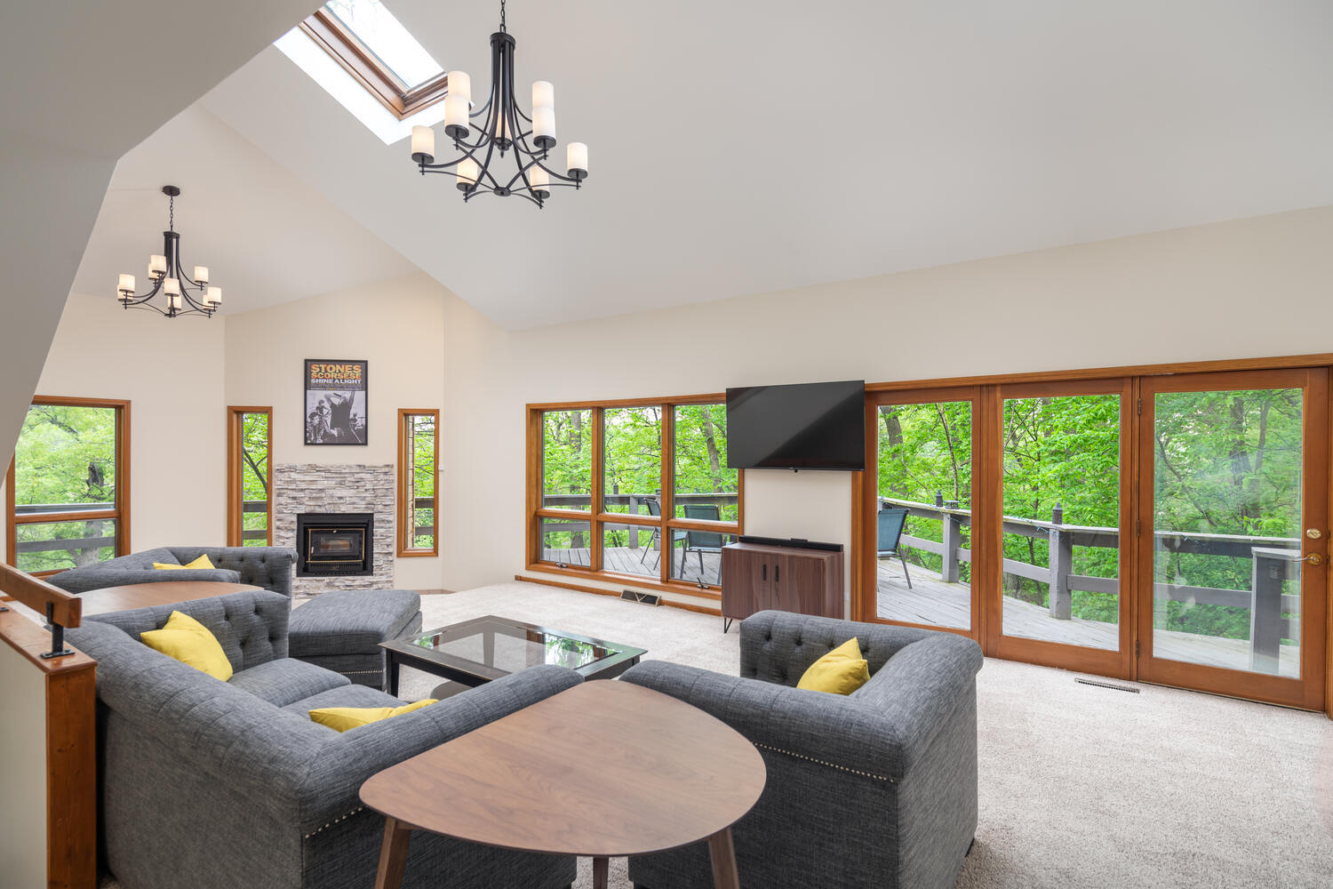 732 South Raven Road Shorewood, IL 60404 - Photo 4 of 48 a living room with furniture and a large window