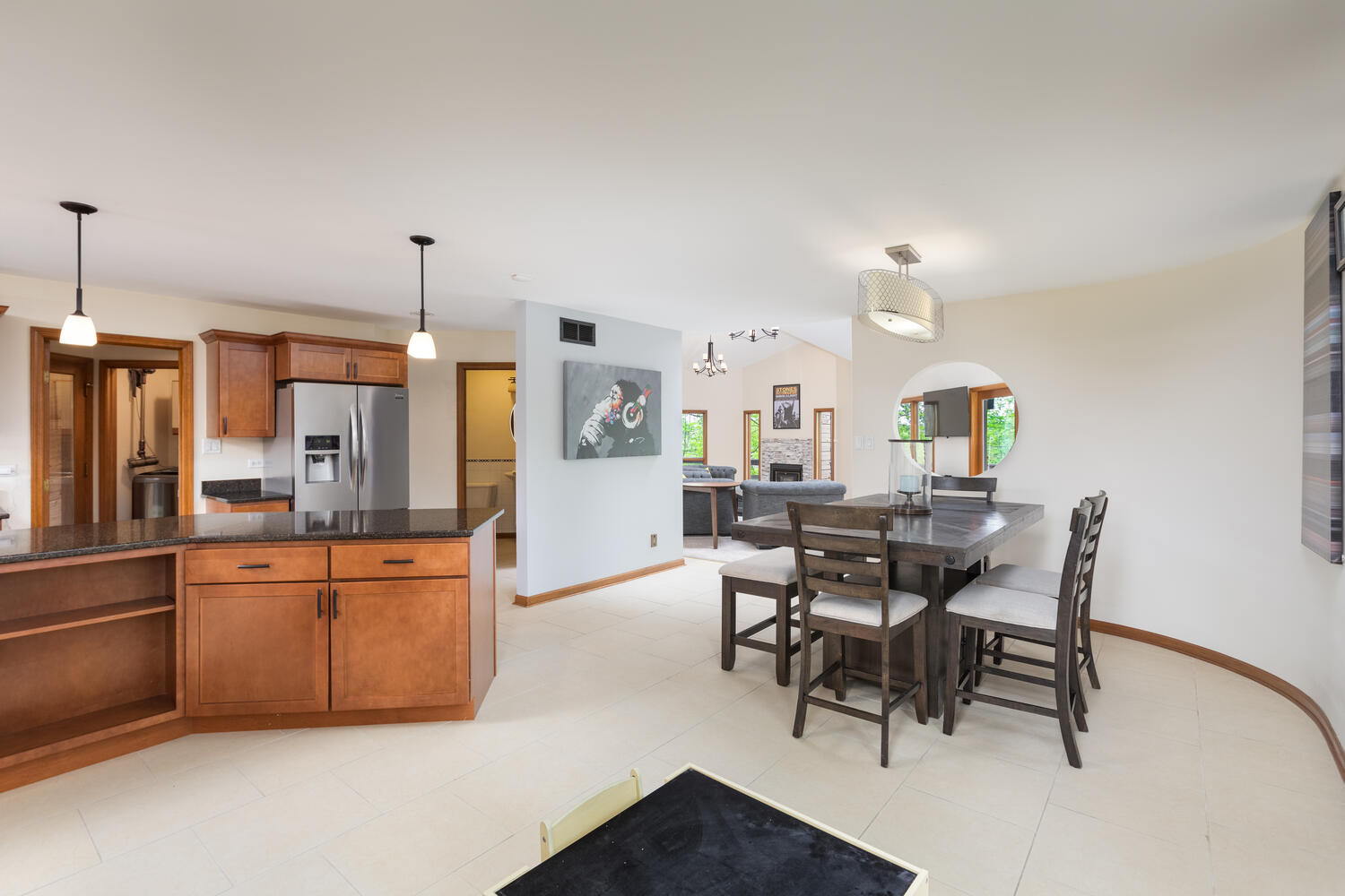 732 South Raven Road Shorewood, IL 60404 - Photo 10 of 48 a large kitchen with a table and chairs
