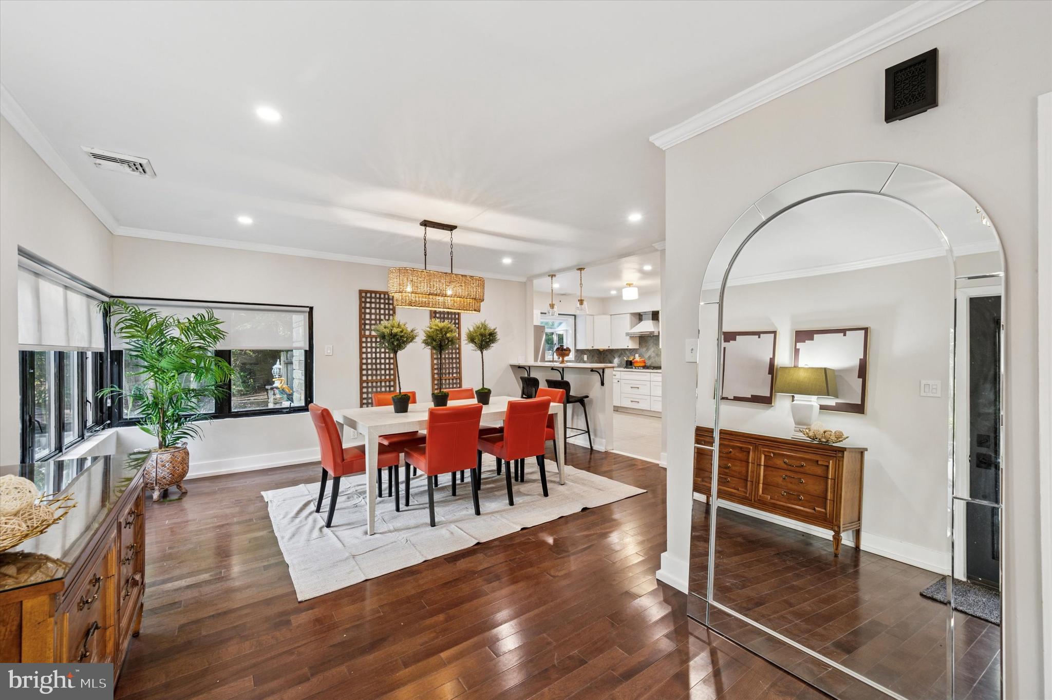249 Haverford Road Wynnewood, PA 19096 - Photo 2 of 22 Entryway with hardwood flooring & crown molding
