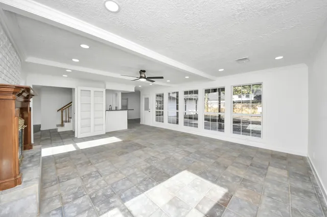 a bathroom with a sink double vanity and a mirror