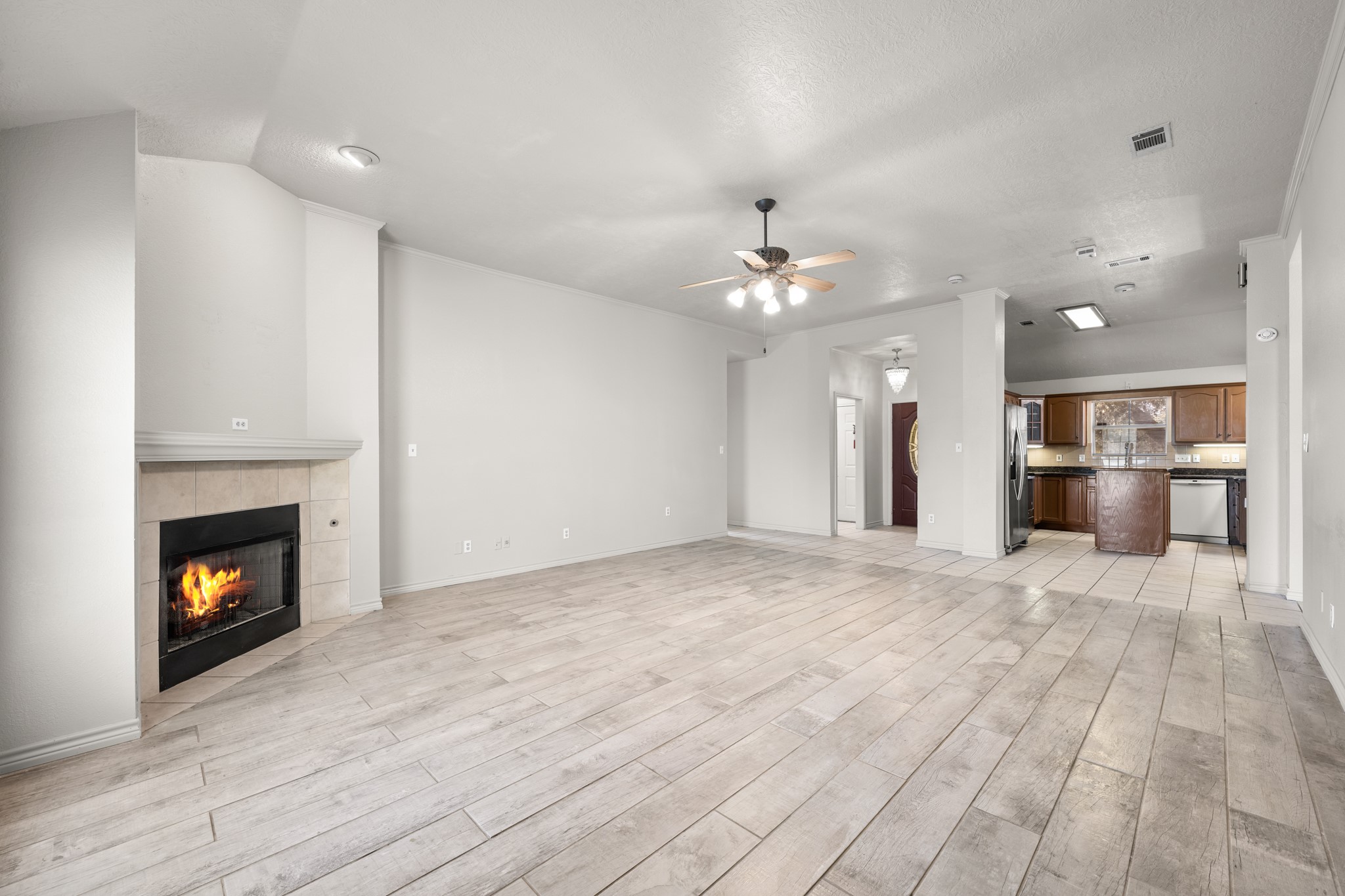 1539 Hillebrandt Road Beaumont, TX 77705 - Photo 2 of 50 Family Room with Gas Fireplace