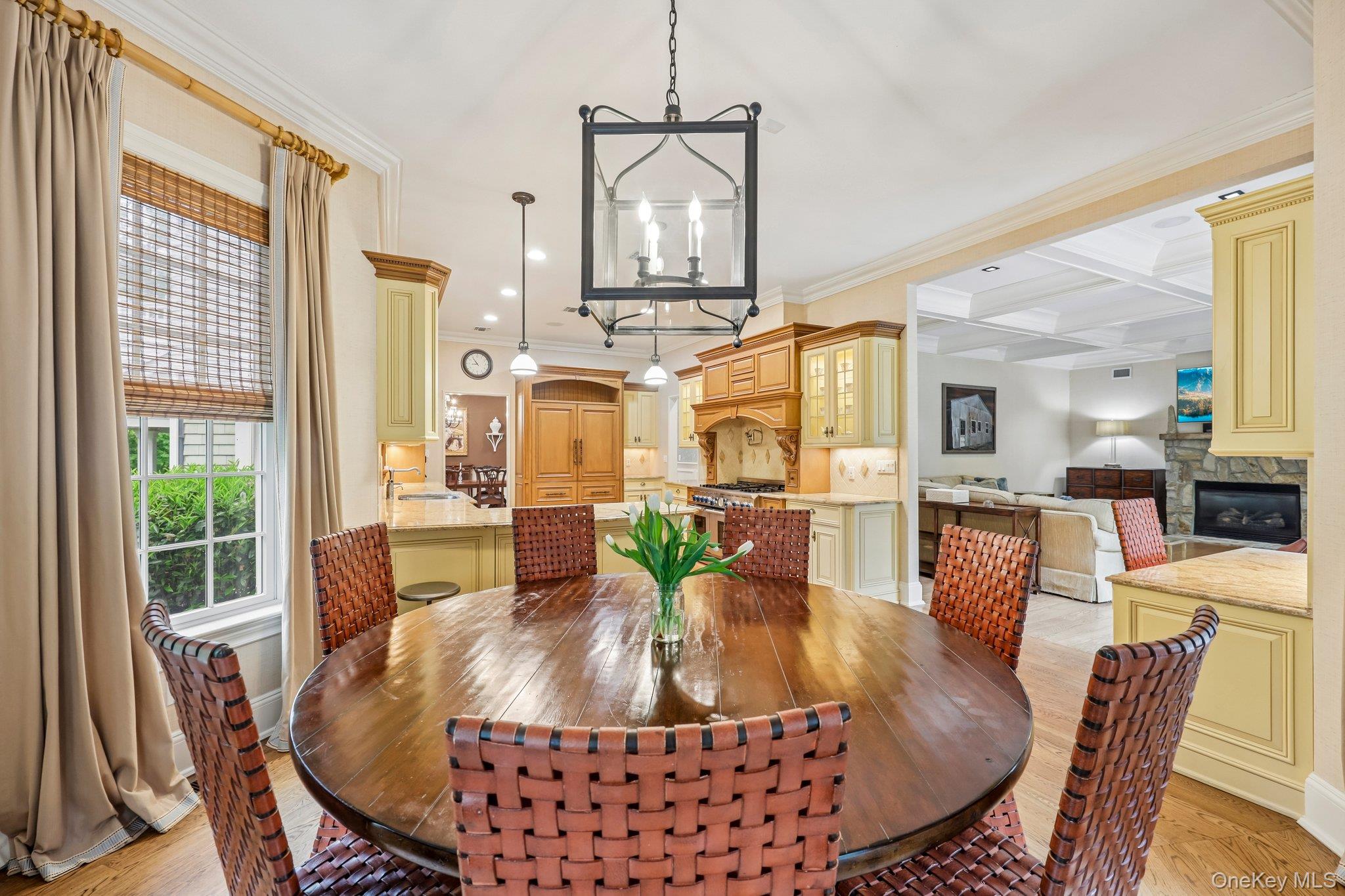 5 Mill Road Lloyd Harbor, NY 11743 - Photo 19 of 49 a view of a dining room with furniture window and wooden floor