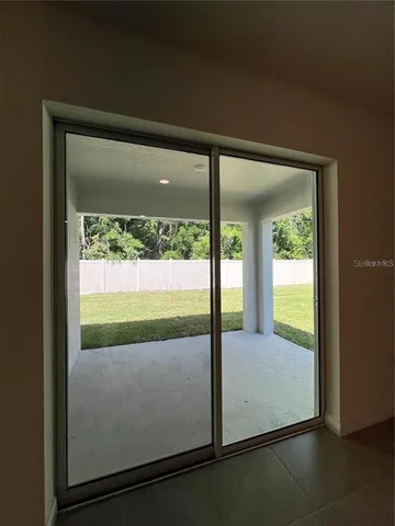 a view of an front door