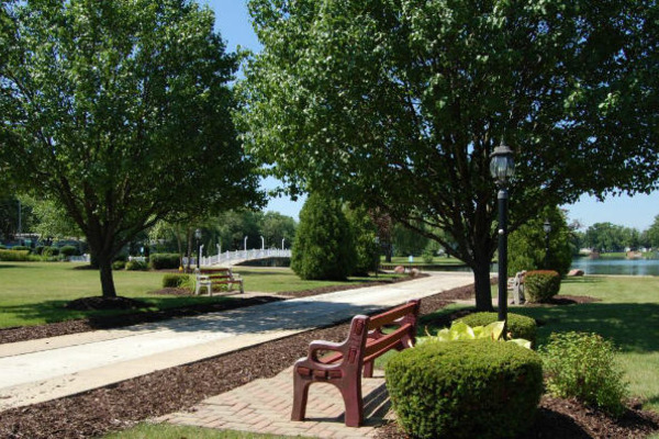 1104 Candida Road Elgin, IL 60123 - Photo 22 of 25 a view of a park with tree s