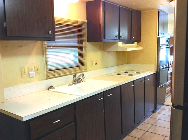 1104 Candida Road Elgin, IL 60123 - Photo 8 of 25 a kitchen with a sink cabinets and a wooden floor