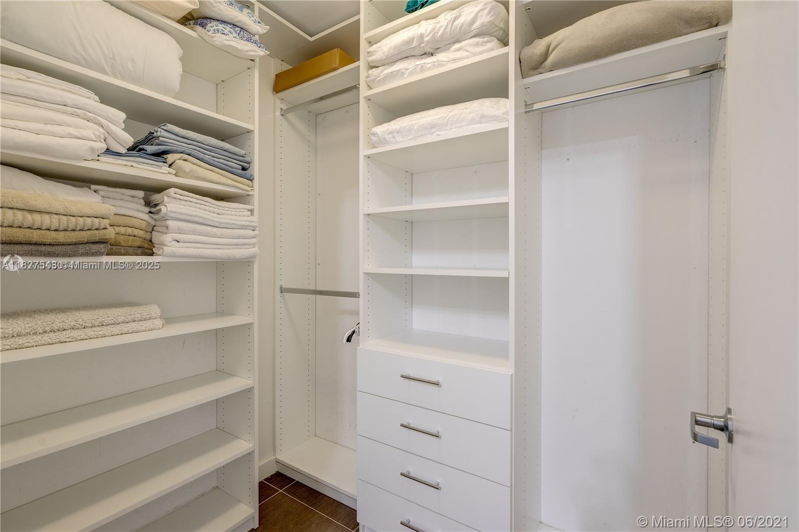 3301 Northeast 1st Avenue, Unit H2009 Miami, FL 33137 - Photo 26 of 45 a view of walk in closet